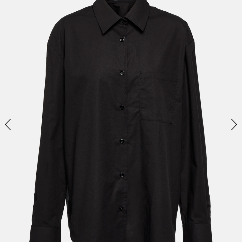 FRANKIE SHOP LUI Shirt In Black